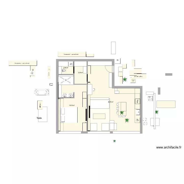 apparemment tat . Plan de 