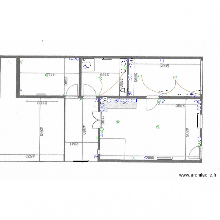 DRANTEL RDC. Plan de 0 pièce et 0 m2