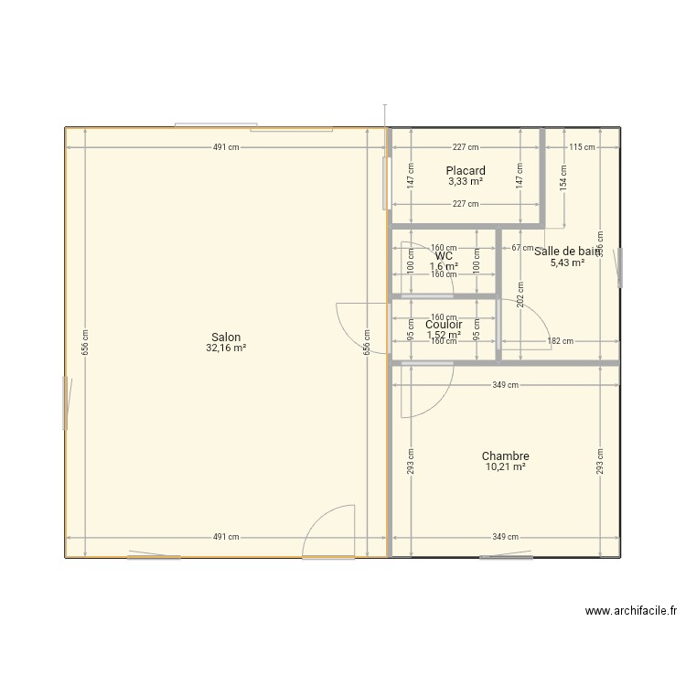 Châlet fini. Plan de 0 pièce et 0 m2