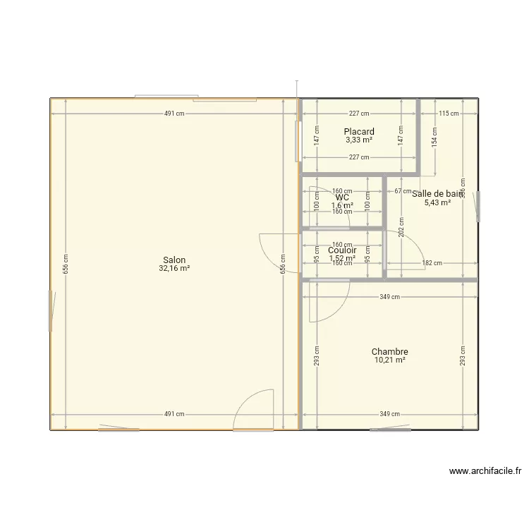Châlet fini. Plan de Châlet fini. Plan de