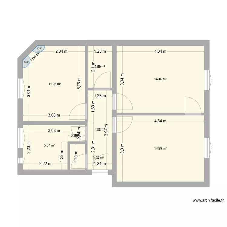 Chantier Jean Claude. Plan de 