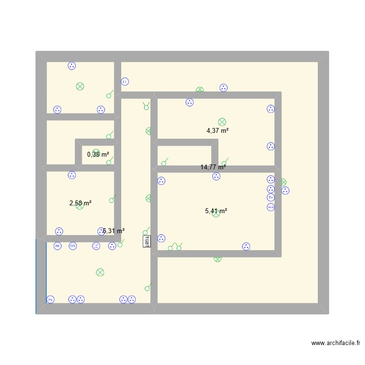 ericka Bm. Plan de 0 pièce et 0 m2