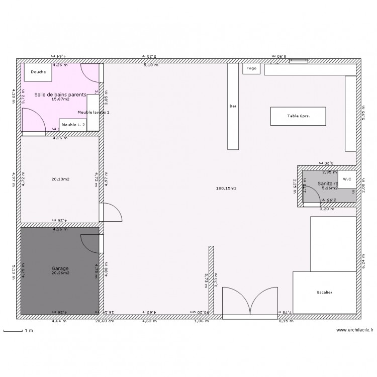 Maison Simpson. Plan de 0 pièce et 0 m2