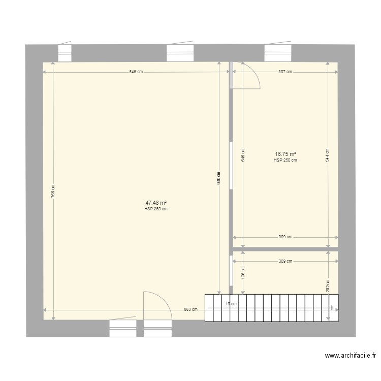 remise. Plan de 0 pièce et 0 m2