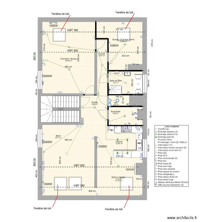 PLAN D'ARCHITECTURE FINAL SAINT PIERRE. Plan de 0 pièce et 0 m2