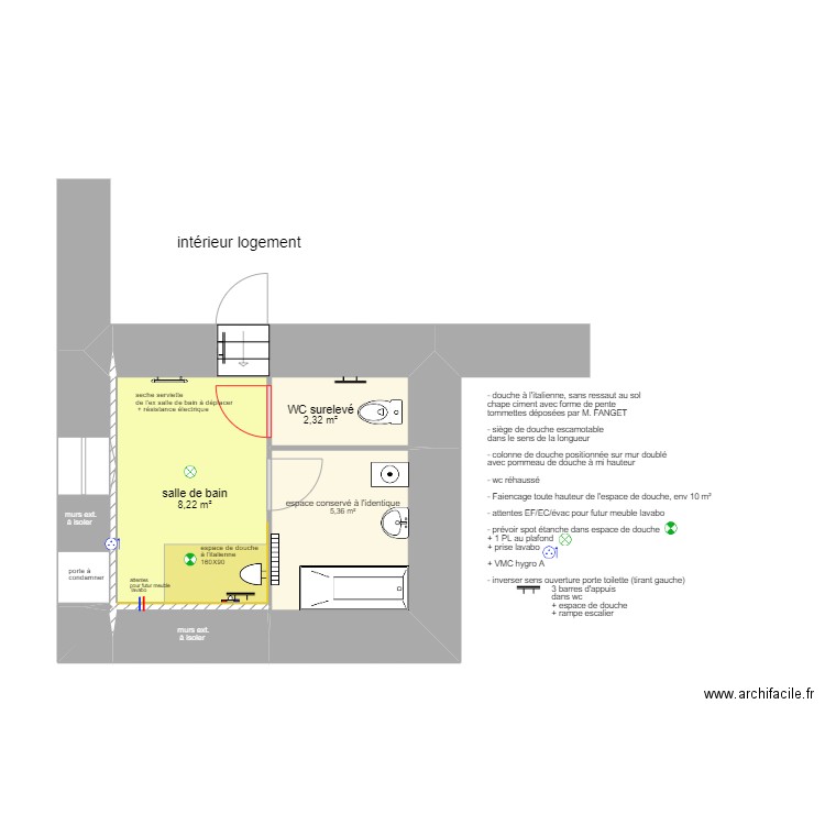 FANGET. Plan de 0 pièce et 0 m2