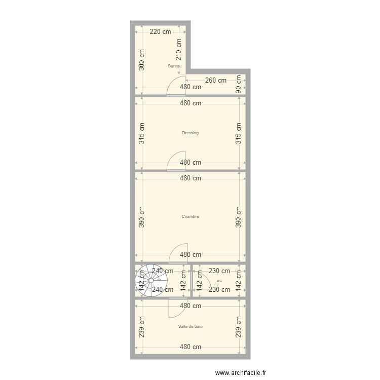 Plan 1er. Plan de 0 pièce et 0 m2