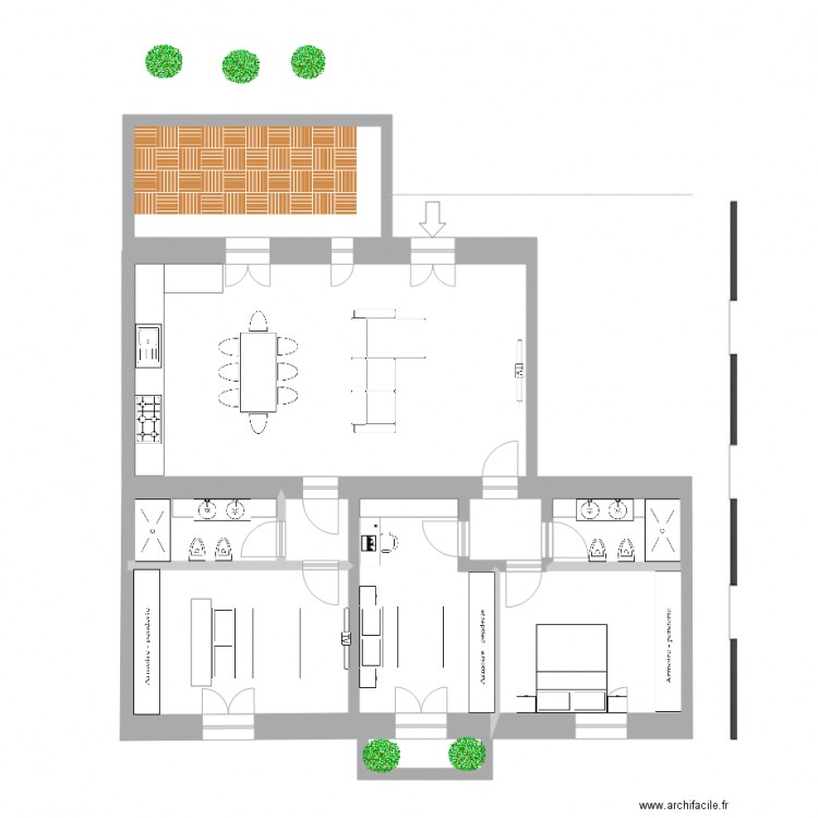 unido benedetto marcello. Plan de 0 pièce et 0 m2