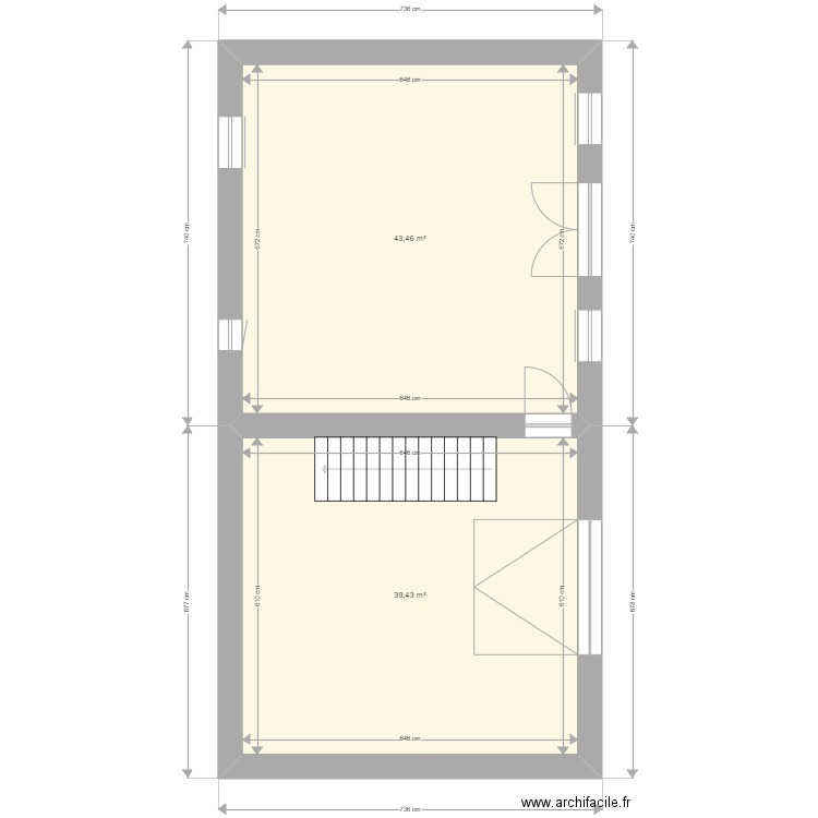 giraud rdc. Plan de 0 pièce et 0 m2