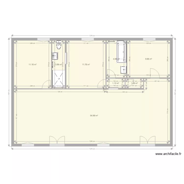Maison phenix perso sans meubles. Plan de 