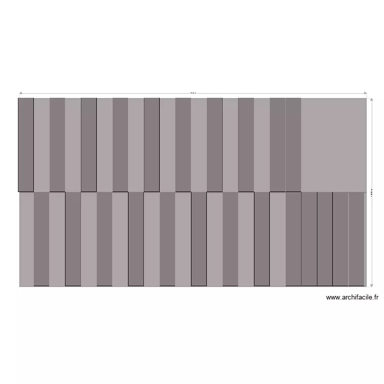 toiture garages central. Plan de 