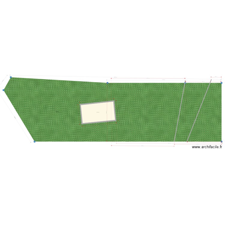 terrain flat vide. Plan de 0 pièce et 0 m2