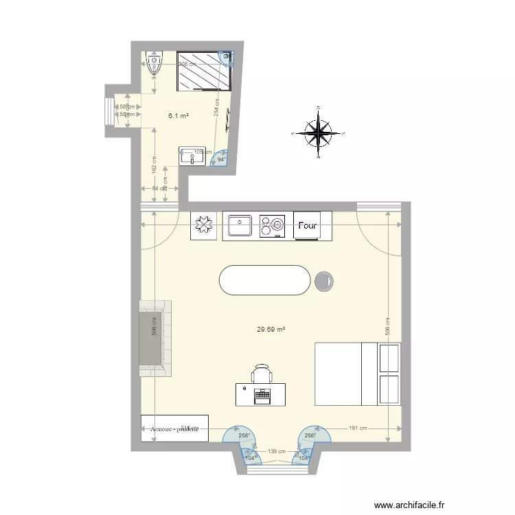 CHAMAILLARD PIECE DU BOUT RdC Scénario studio 1. Plan de CHAMAILLARD PIECE DU BOUT RdC Scénario studio 1. Plan de