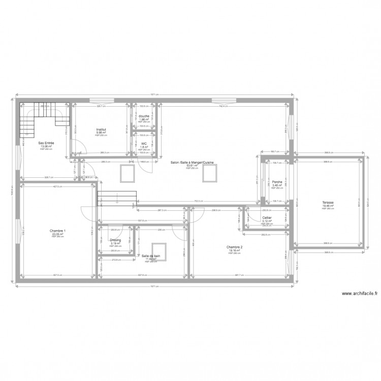 Morgane etage  1. Plan de 0 pièce et 0 m2