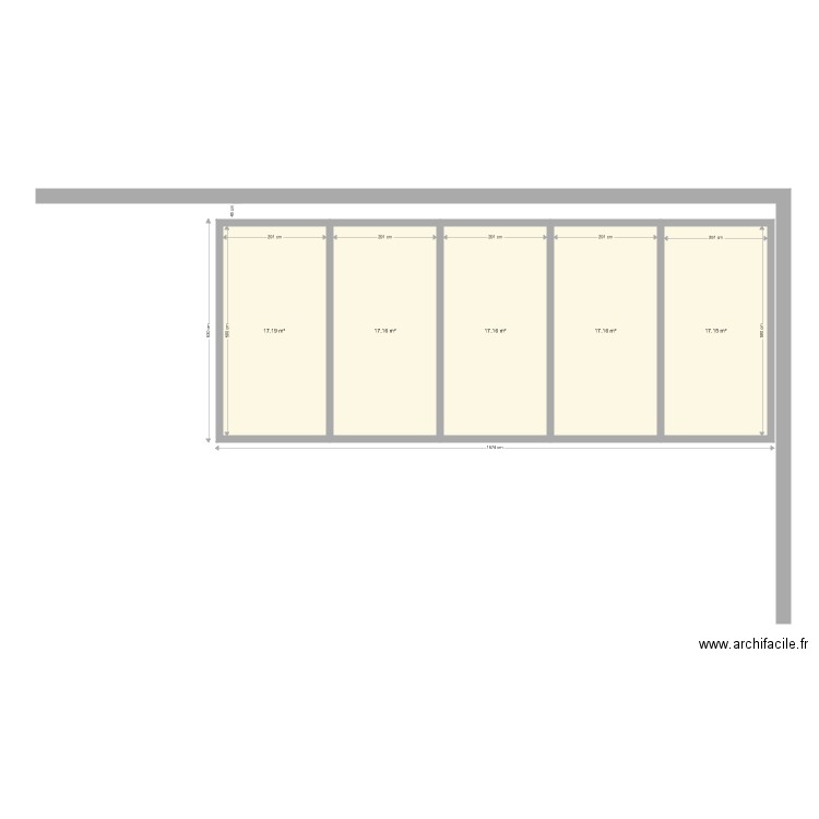 Garage fondation. Plan de 0 pièce et 0 m2