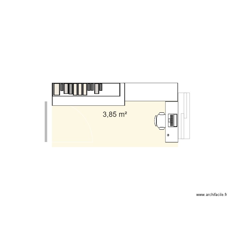 Local 1. Plan de 0 pièce et 0 m2