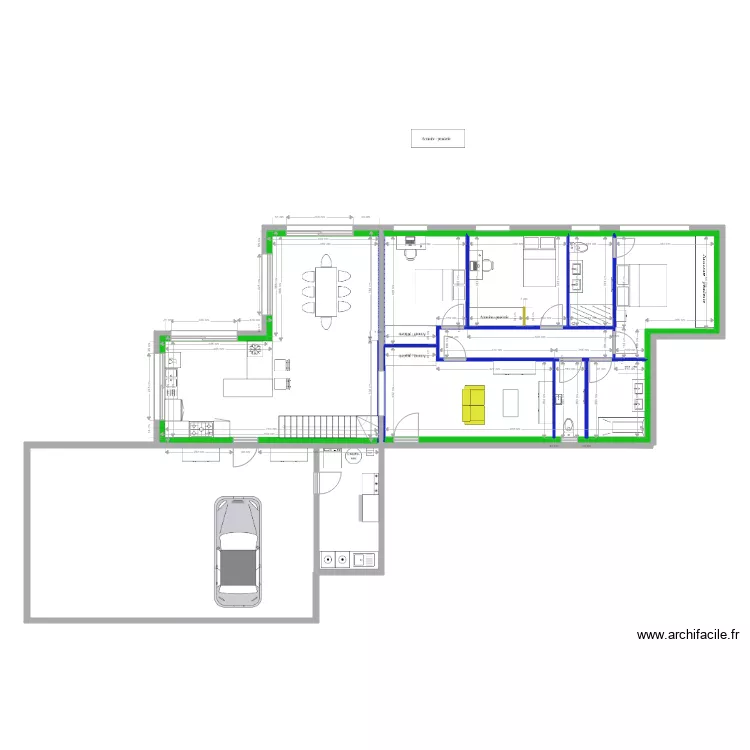 Vaunavey variante 3. Plan de 