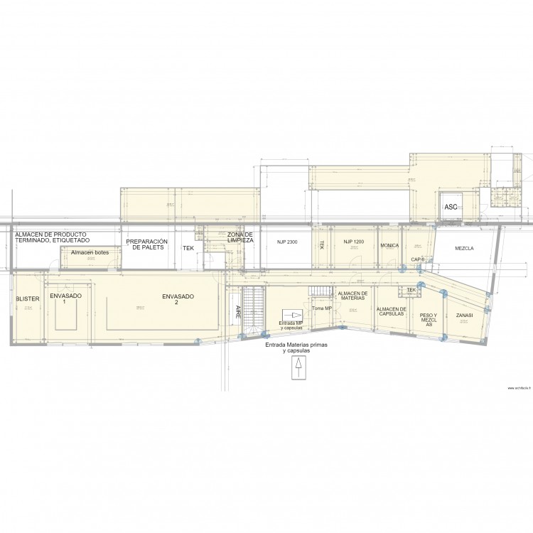 Vestuarios V6 B Jerome. Plan de 0 pièce et 0 m2