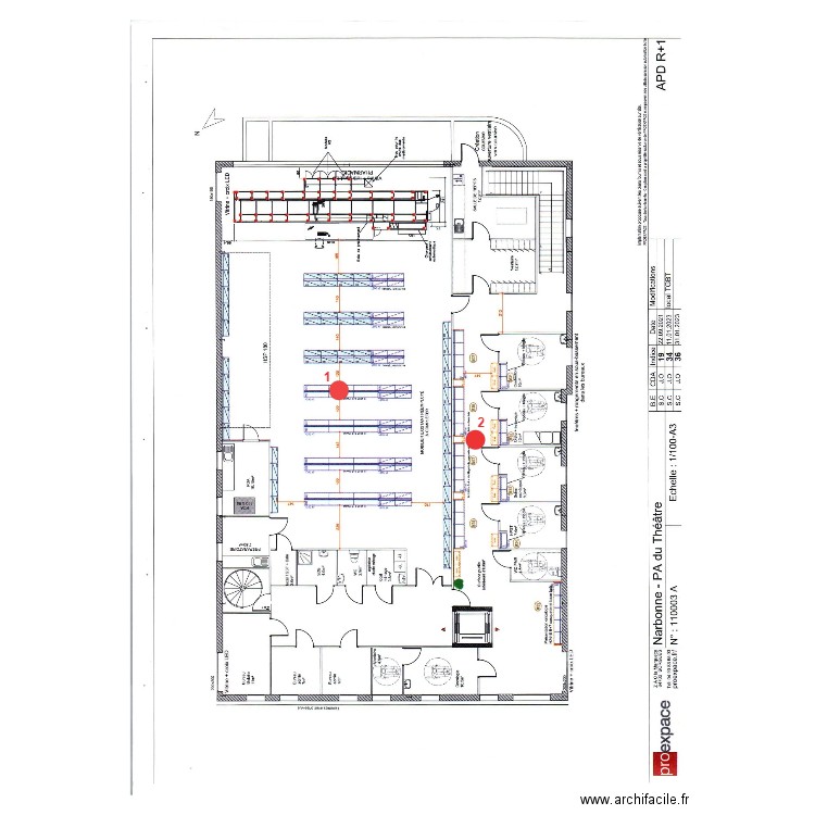Dome Etage. Plan de 0 pièce et 0 m2