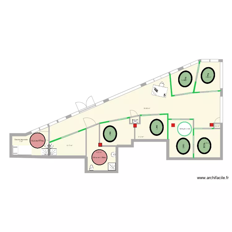 AQUA SIROUNA ONE X1. Plan de 