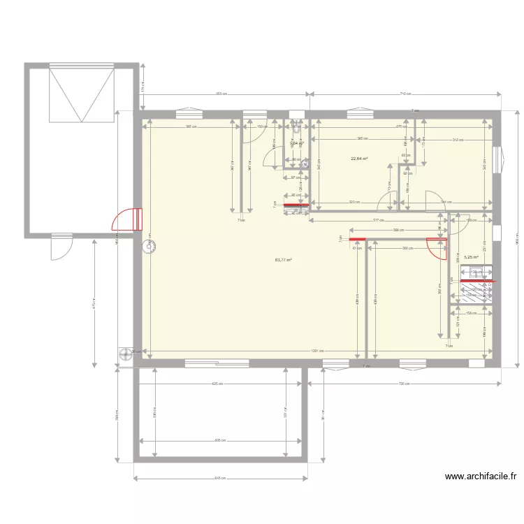 maison malaucene 8. Plan de 