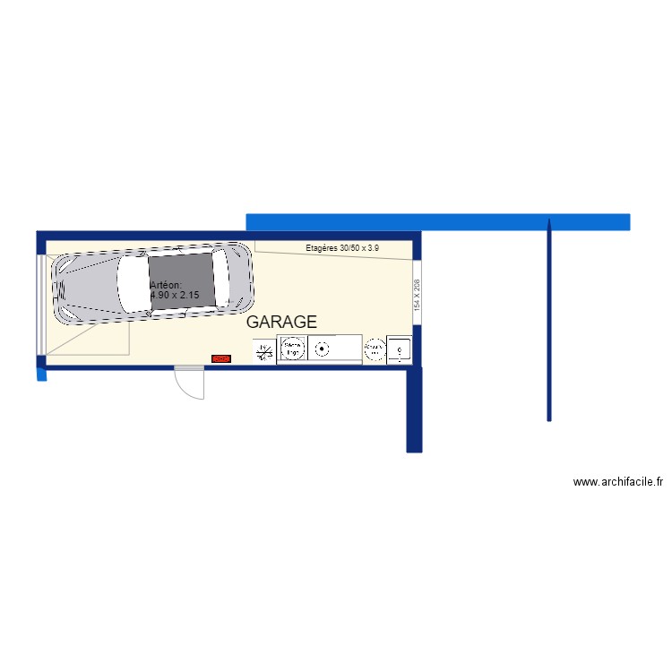 NIEUL GARAGE 2021. Plan de 0 pièce et 0 m2