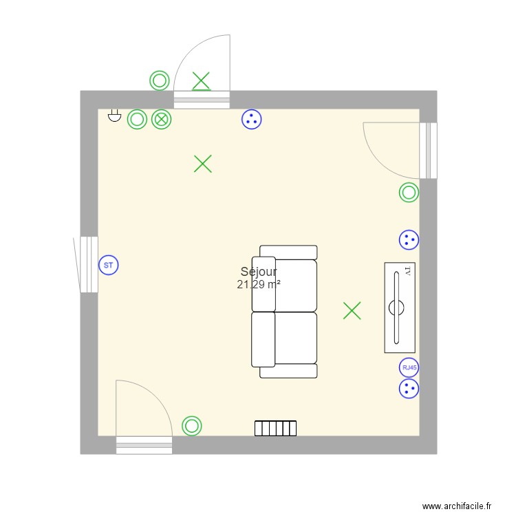 Maison domotique partie 3. Plan de 0 pièce et 0 m2