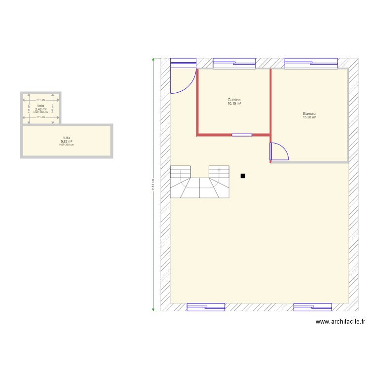 Joël avec pièces. Plan de 0 pièce et 0 m2