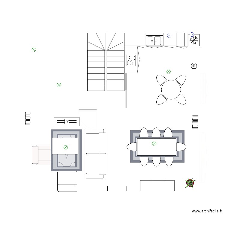 cuisine SAM. Plan de 0 pièce et 0 m2