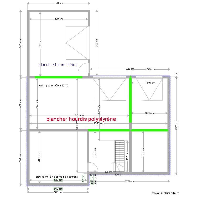 sous sol definitif. Plan de 0 pièce et 0 m2