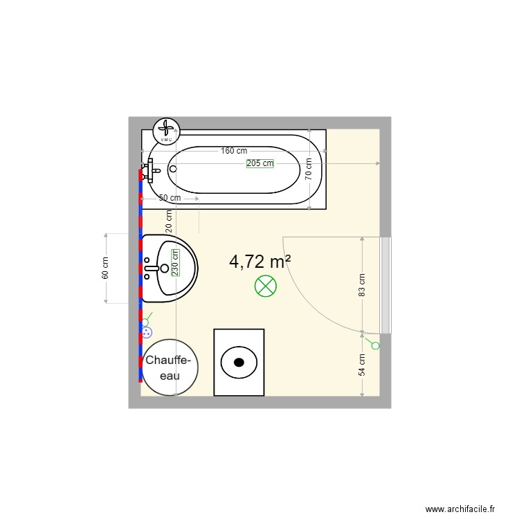 DELORME existant. Plan de 0 pièce et 0 m2