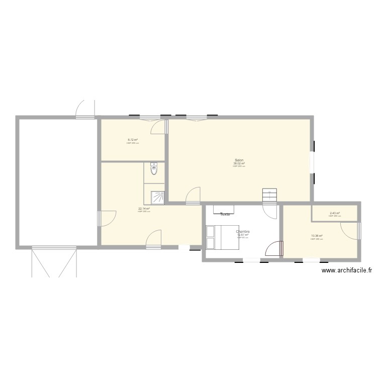 Acland Juliane. Plan de 0 pièce et 0 m2