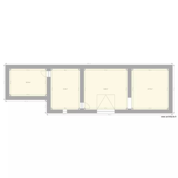 rez de chauss&eacute;e Gleiz&eacute;. Plan de 
