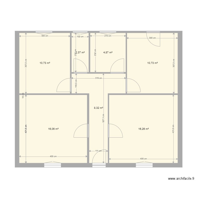 MAISON GENEVIVIEVE. Plan de 0 pièce et 0 m2