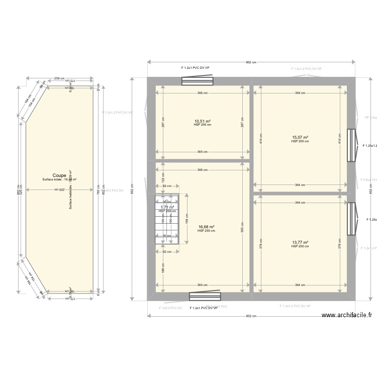 CIRAOLO. Plan de 9 pièces et 115 m2