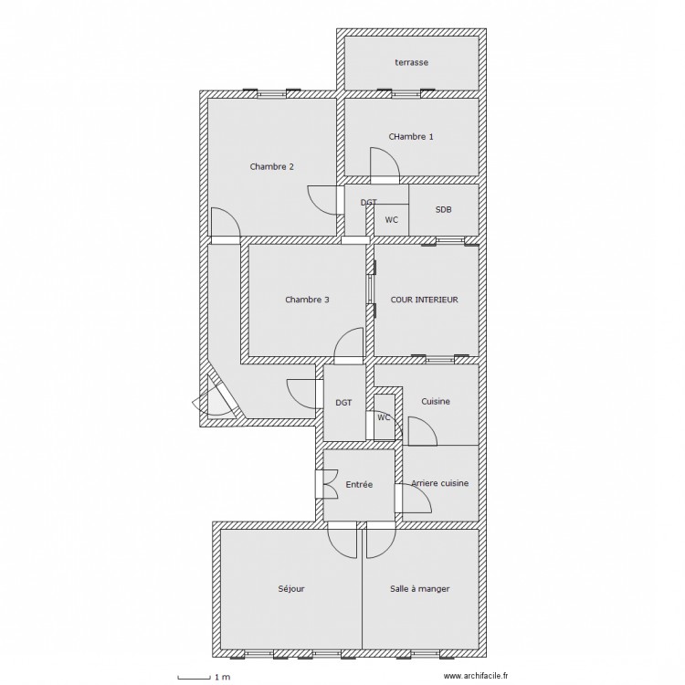 popincourt. Plan de 0 pièce et 0 m2