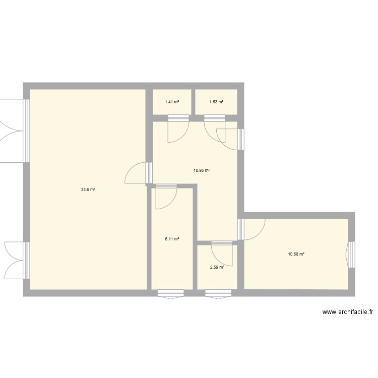 la rochette. Plan de 0 pièce et 0 m2