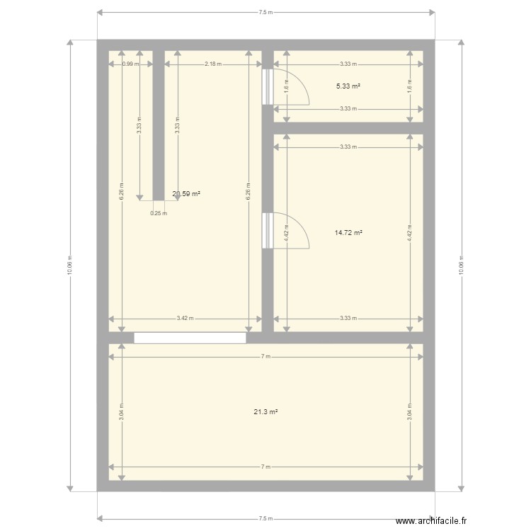 Mon chez Moi Sada. Plan de 0 pièce et 0 m2