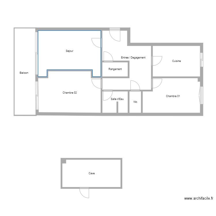 780807532-SARTROUVILLE-SCIVIMU-CROQUIS-A. Plan de 11 pièces et 65 m2