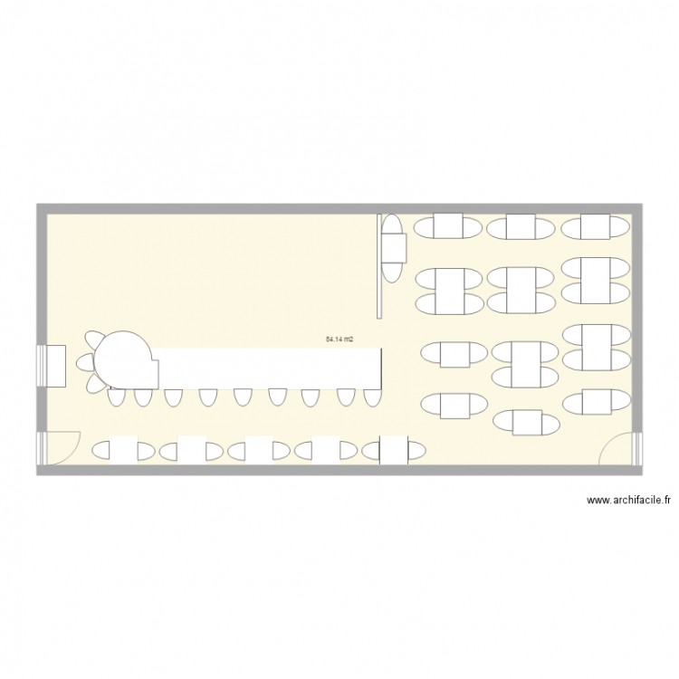 la chapelle intérieur. Plan de 0 pièce et 0 m2