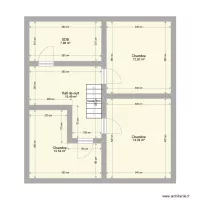 Plan &eacute;tage Bure