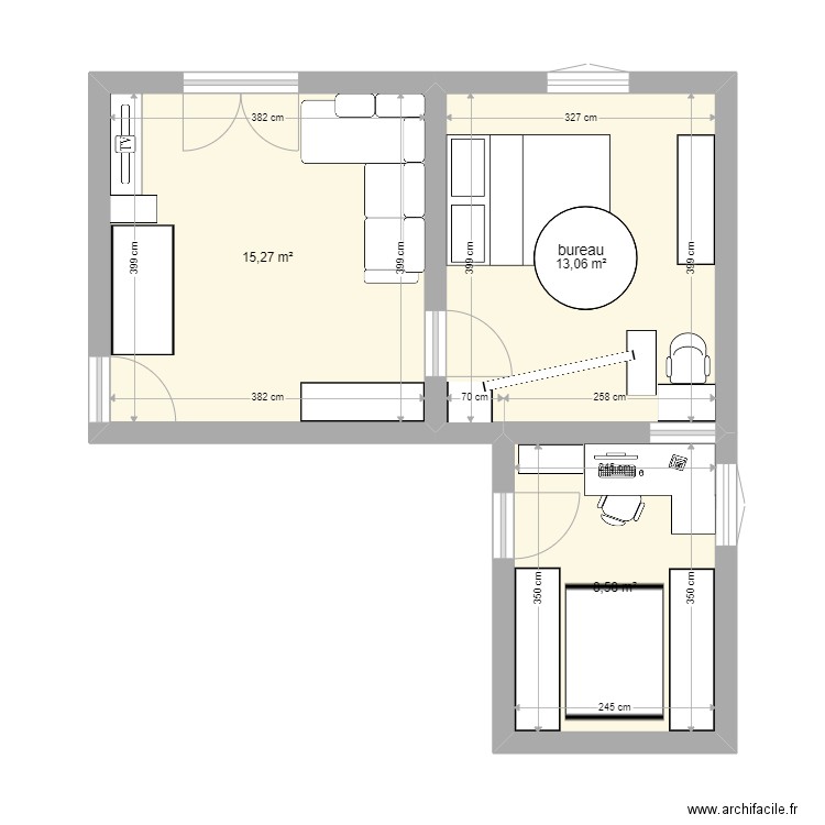 idée changement. Plan de 0 pièce et 0 m2