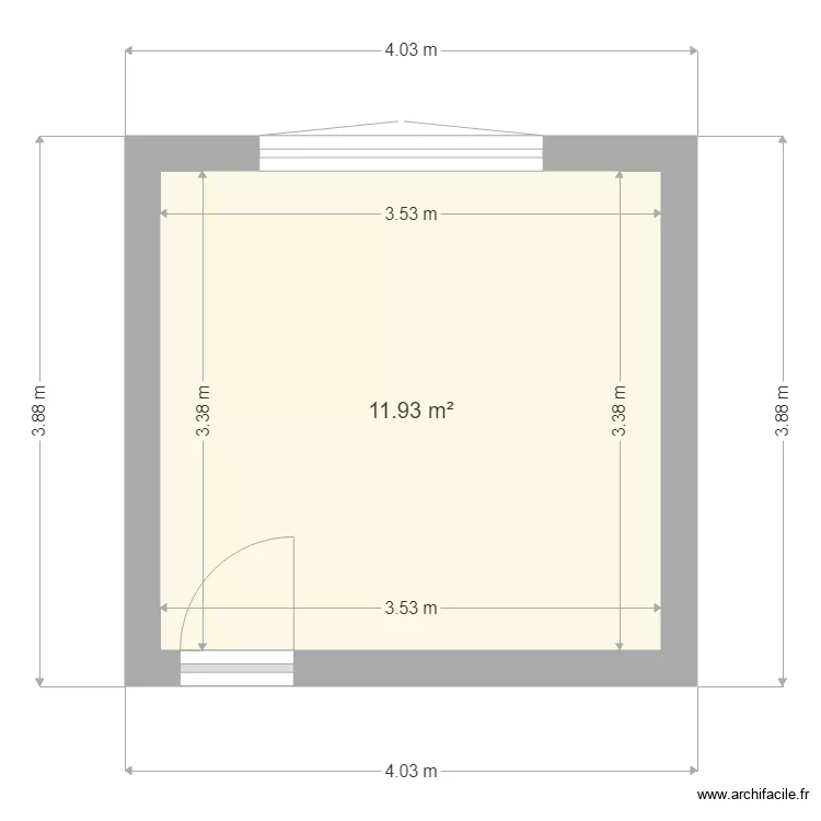 chambre bas droite. Plan de chambre bas droite. Plan de