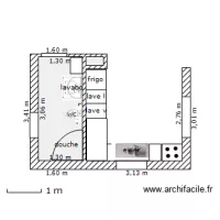 Salle de bain et cuisine