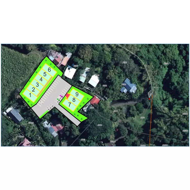 ANGO AY 149 . Plan de 