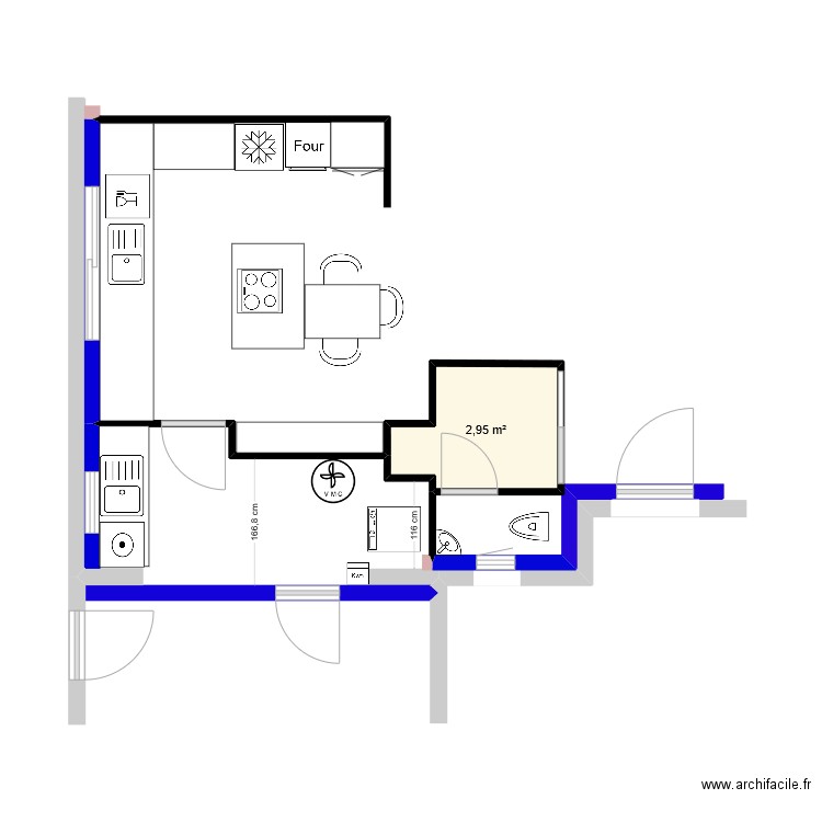 Bayeux_Cuisine_v2. Plan de 0 pièce et 0 m2