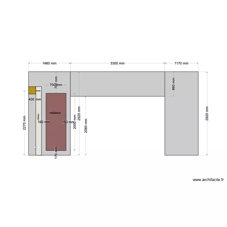 plan chauffage. Plan de 
