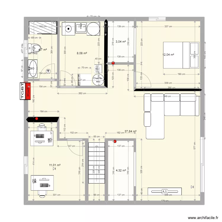 Plan sous-sol LOLONEL. Plan de Plan sous-sol LOLONEL. Plan de
