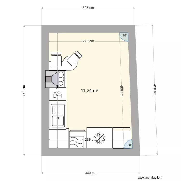 PLANS NOUVEL ANGLE : Cuisine. Plan de PLANS NOUVEL ANGLE : Cuisine. Plan de
