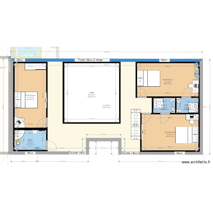 Combles 2. Plan de 0 pièce et 0 m2